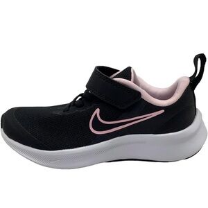 Nike Kids Black and Pink Sneakers